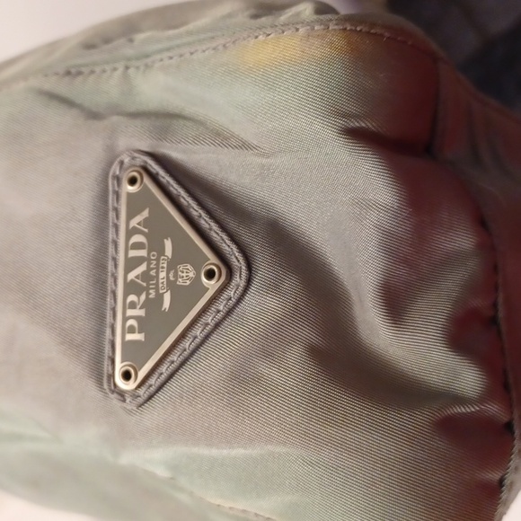 Prada Green Nylon Shoulder Tote - Picture 3 of 8